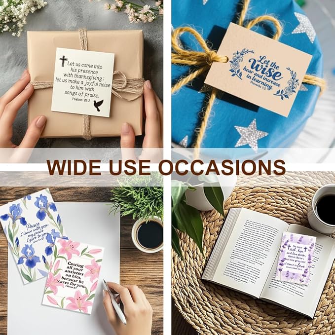6Pcs Christian Bible Verse Clear Stamps for Card Making Easter Blessing 20 Craft Ink Pad 3 Acrylic Stamp Block Silicone Stamp with Greeting Words Rubber Stamps for Crafting DIY Scrapbooking