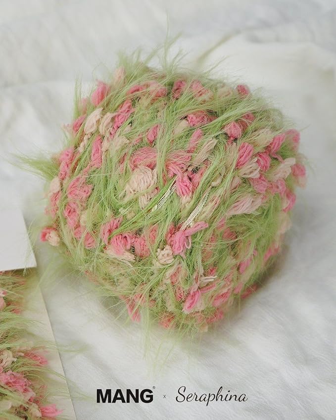 Hand Spun Art Yarn 2 Pack of 50g/Skein Fancy Yarn Multifiber Multicolored with Hand Blended Handmade for Jewelry Making Junk Magazines Knitting Crafts Textile Decorative Tassels Card Making