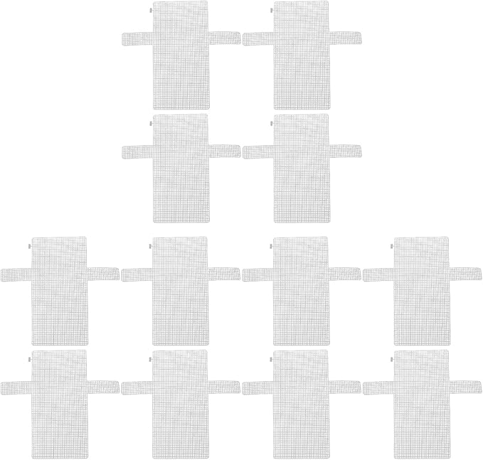 EXCEART 12 Pieces Mesh Clear Plastic Canvas Sheets Crossbody DIY Sewing Kit Form Cross Stitch Kits for Making Handmade Purse Bag Crafting, Yarn, Knit and Crochet Projects Accessory