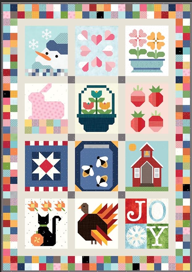 Riley Blake Tabletop Banners of The Month Quilt Projects, Designs for Every Season, for Quilting, Apparel, Crafting, and Home Decor (March)