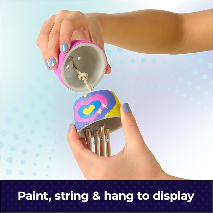 Cool Maker, Chic Chimes Painting Kit with 5 Colors, Paint & Design a Stylish Windchime, Room Decor Arts and Crafts Kit, Kids Toys for Girls Ages 8 and up