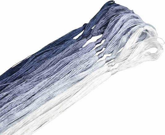 Mulberry Silk Floss Embroidery Thread Floss-Cross Stitch Threads China Silk Woven Jewelry Threads DIY Sewing Kits (22)