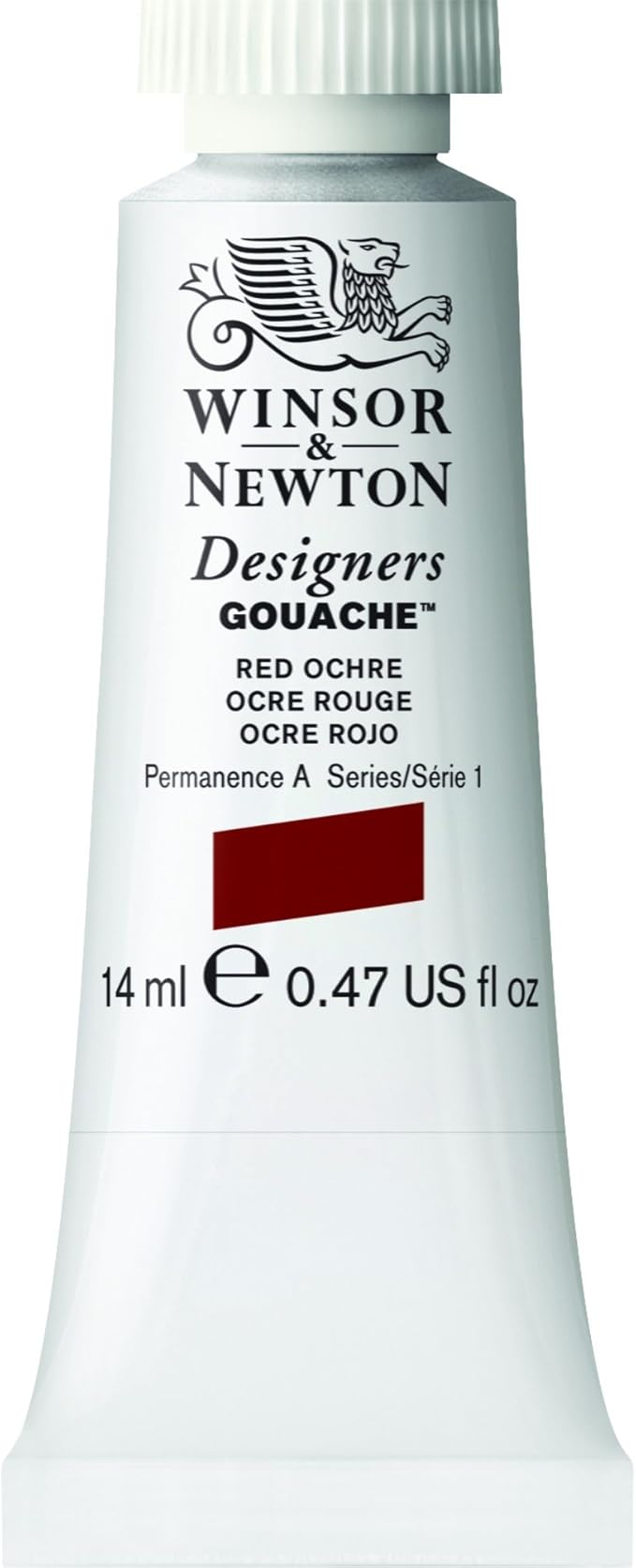 Winsor & Newton Designer's Gouache, 14 ml (0.47oz) tube, Red Ochre