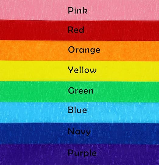 Colored Masking Tape 8 Rolls 0.7 Inch x 13 Yard Kids DIY Craft Set, Colored Tape for Classroom & Party Decorations Art Projects, Labeling or Coding, Assorted Color Coded and Home Painting