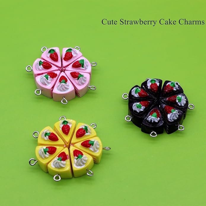 Resin Ice Cream Flower Dice Pendant Charms Colorful DIY Pendant Making Charm for Bracelet Necklace Earrings Keychain Craft