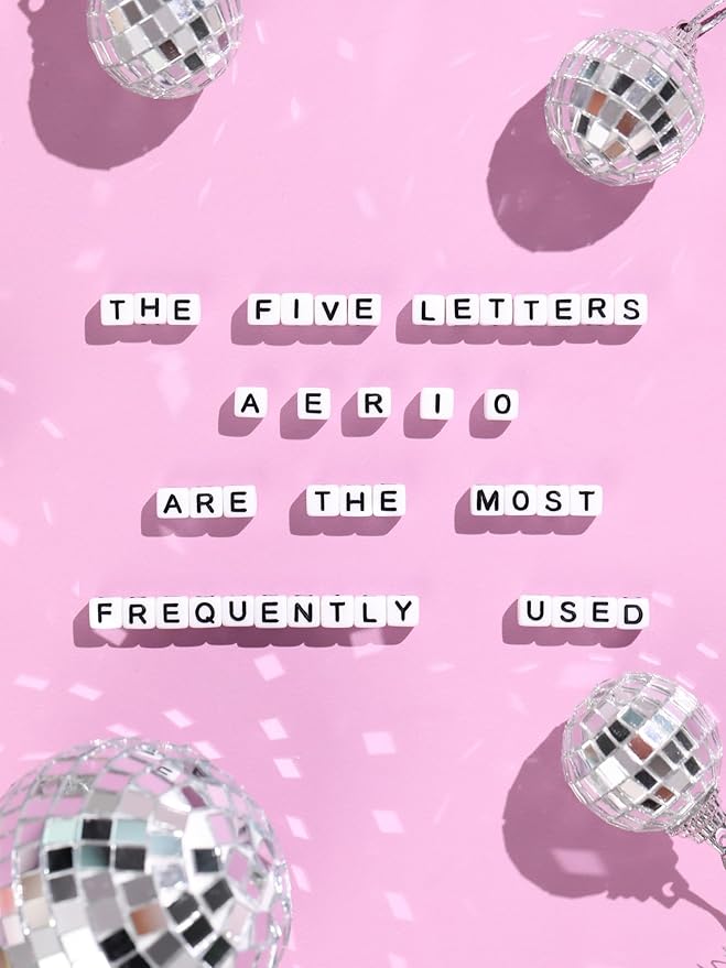 Alphabet Beads - 1650Pcs Round Acrylic Letter A-Z With Extra Vowels, Numbers and Spacers for Bracelets, Necklaces, Friendship Kits