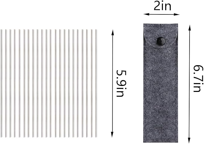 Essential 20 Stainless Steel Needles with Travel Pouch – Great for Knitting Boards & Crochet, The Universal Upgrade Every Knitter Needs