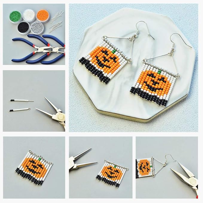FINGERINSPIRE 11200pcs Glass Seed Beads 12/0 Small Craft Beads Loose Beads Kit(Clear) for for Adults DIY Bracelet Necklaces Crafting Jewelry Making Supplies(2mm, 6OZ)