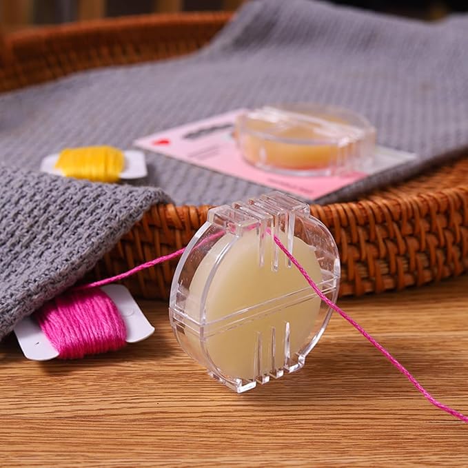 ZLY 2PCS Thread Wax Beeswax Conditioner for Sewing Threads Beeswax Thread Conditioner for Hand Quilting Sewing Strengthening Line Embroidery Wax