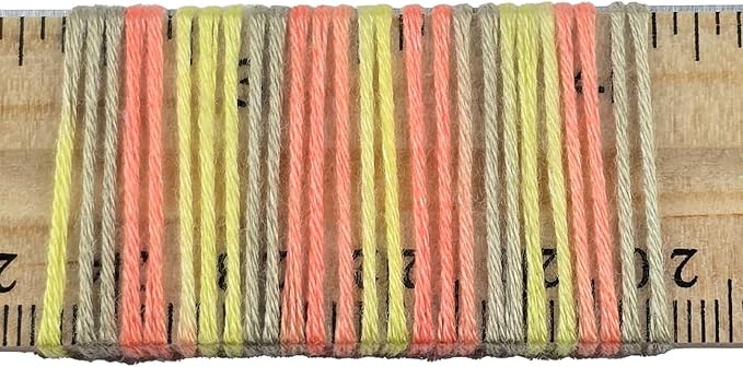 10-Pack of Yonkey Monkey 500 Grams Yarn - 70% Rayon derived from Bamboo, 30% Cotton - Imported - Tiger Mix 9046