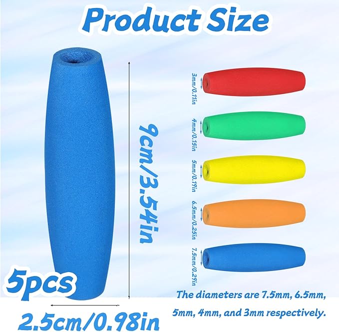 5 PCS Crochet Hook Grip Ergonomic Crochet Hook Grip Handle for Crocheting and Knitting Fits 2mm-10mm Comfortable Removable Cushions Hands Handle