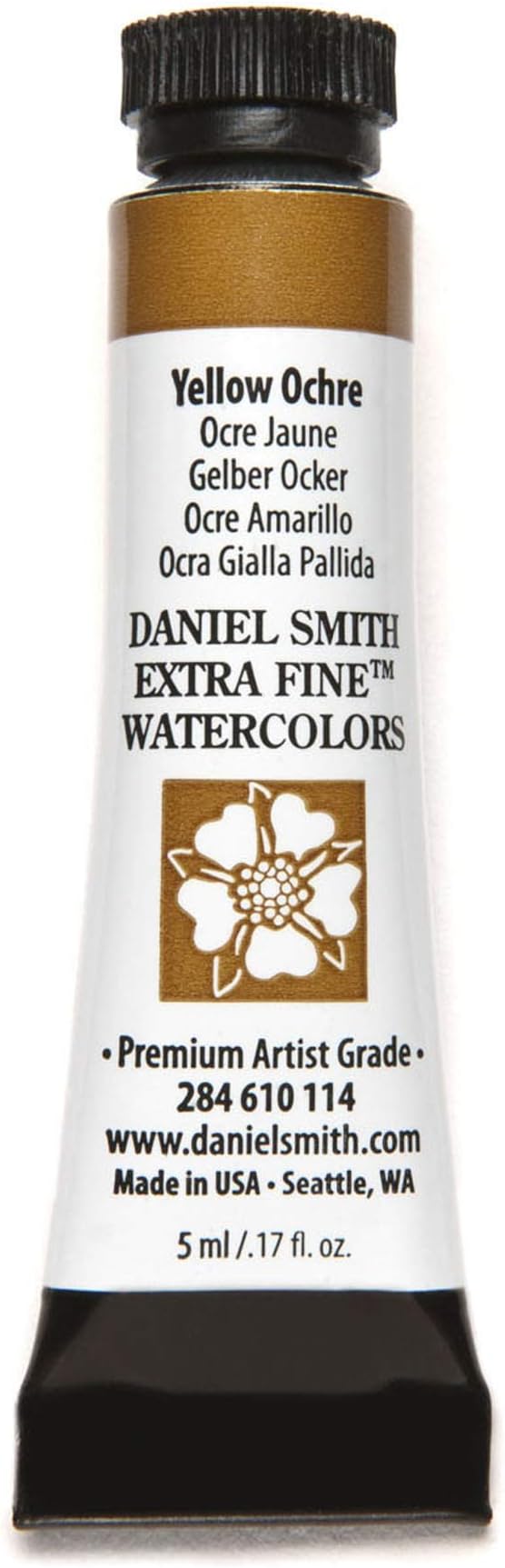 Daniel Smith Extra Fine Watercolor Paint, 5ml Tube, Yellow Ochre, 284610114, 1.7 Fl Oz (Pack of 1)