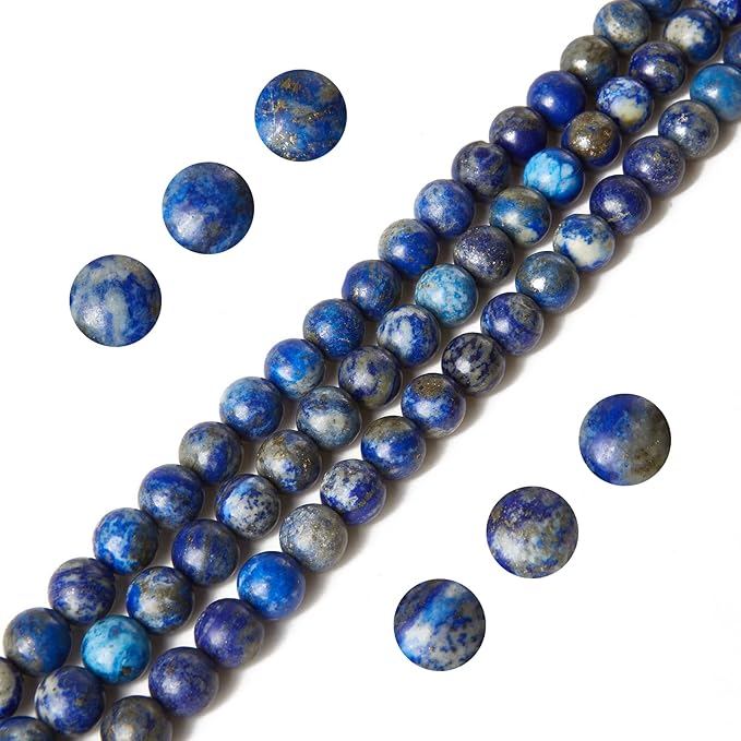 100pcs 10mm lapis lazuli beads natural gemstone beads round loose beads for jewelry making