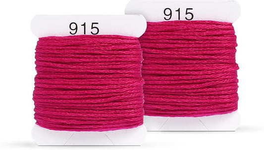 Embroidery Floss Kit and Refills - Cotton Threads - DMC Color Coding for Cross Stitch, String Crafts, Friendship Bracelets