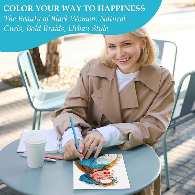 Coloring Book for Adults Relaxation, 24 Pages Adult Coloring Books for Women Stress Relief, Spiral Bound Coloring Books, Relaxing Gift for Women
