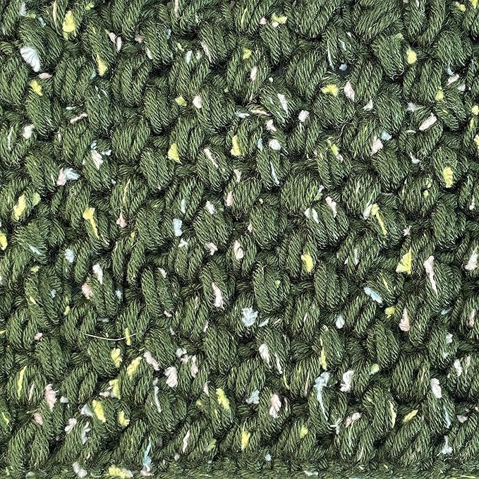 Tweed Twinkles Soft Baby Yarn for Crocheting, 8-Pack (696Yds / 400G), Free Patterns - Acrylic Baby Blanket Knitting Yarn with Flecks - Size 3 DK Light Worsted Weight - Hunter Green
