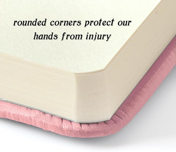 qianshan 5" x 5" Hardcover Sketch Book,Small Mixed Media Sketch Pad,58 Sheets 150GSM Acid-Free Artist Drawing Paper,Travel Journal Blank Notebook for Adults Painting,Illustration,Art Supplies.Pink