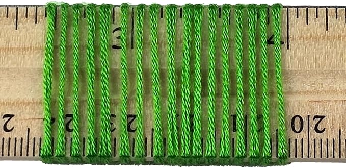 10-Pack of Yonkey Monkey 500 Grams Yarn - 70% Rayon derived from Bamboo, 30% Cotton - Imported - Grass Green 9035