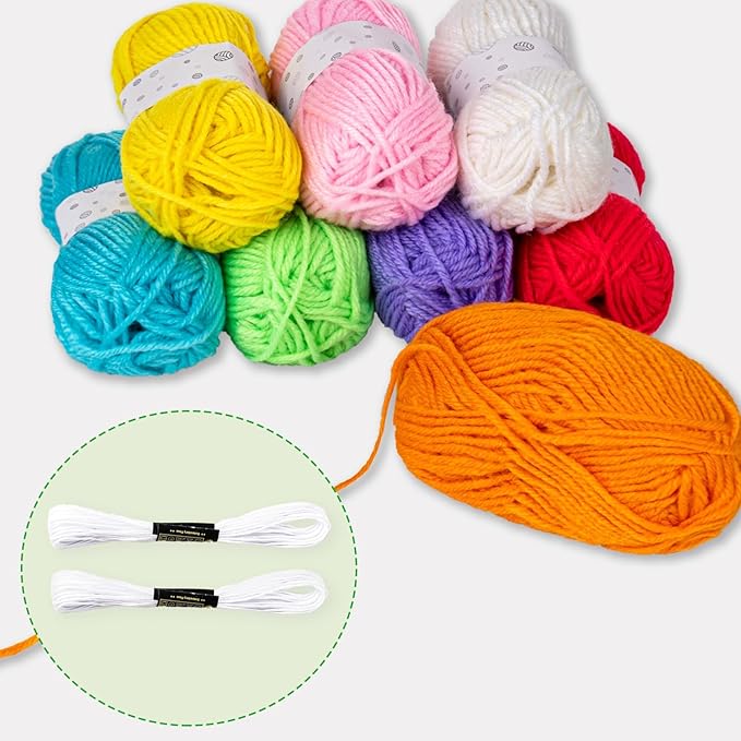 Lemonfilter Weaving Loom for Kids,10 x 11in Large Knitting Frame Arts and Crafts Wooden Weaving Loom Kit for Adult Beginners Gift for Birthday Ages 4 6 7 8-12