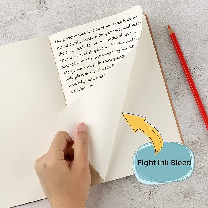 labkiss 24 pack blank notebook & journal bulk, kraft cover, unlined plain thick paper, a5 size, 5.5x8.3 inch, 60 page, small sketchbook subject note pad set for women men kids traveler student office