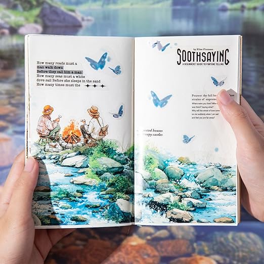 6 Rolls River Landscape PET Tape Set – Forest Stream and Riverbank Aesthetic with Seamless Nature Scenes for Scrapbooking, Journaling, Crafts, DIY and Decor