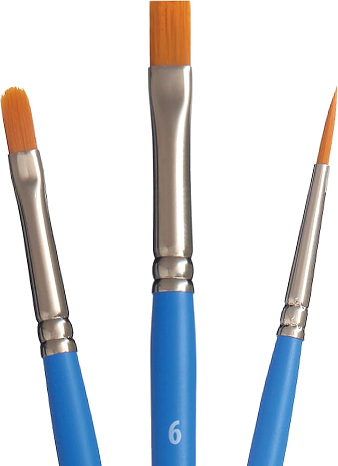 Princeton Select Artiste Brush Set No. 4, Synthetic, 3 Piece, 1 Count