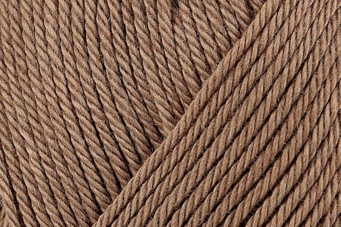 5 Skein/Pack Schachenmayr (SMC) Catania Originals Yarn, Each Ball 1.76 Oz (50gr) / 136 Yards (125 m), 100% Mercerized Cotton for Knitting and Crochet Yarn, Sport Weight, 254 - Taupe