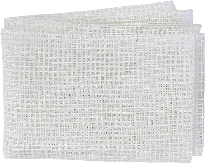 Moofey Latch Hook Canvas, Rug Hooking Mesh, Rug Making Kit Mesh Fabric Blank for Hook Carpet Tapestry DIY (150 * 100cm)