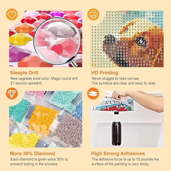 WSLWXSHM Diamond Painting Kits for Adults Dog, Butterfly Round Full Drill Diamond Art Kits, 5D DIY Paint with Diamonds Crafts for Home Wall Decoration Gifts 12×12Inch, Animal