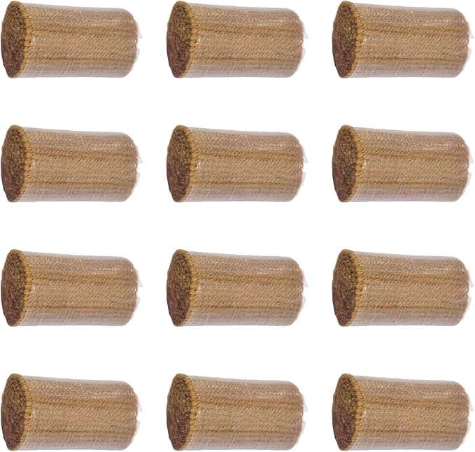 Yglnden 12 Rolls Latch Hook Kit Colorful Yarn Bundles Cut Rug DIY Latch Hook Yarn for Handmake Craft Sewing Knitting for Adults (Brown #34)