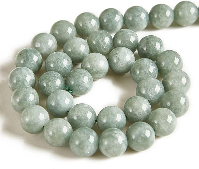 100pcs 10mm burmese jade beads natural gemstone beads round loose beads for jewelry making