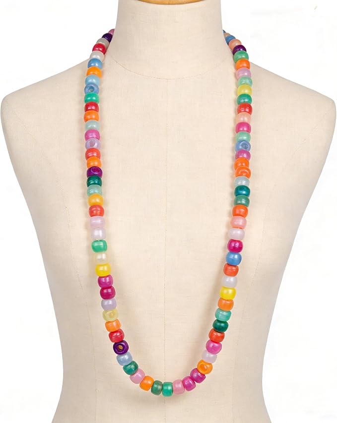 1000pcs Pony Beads, 15 Color Kandi Beads for Bracelets Making Kit, Hair Braids Crafts Jewelry Making Crafts Friendship Necklace Earrings DIY (Pearlescent Mixed Color)