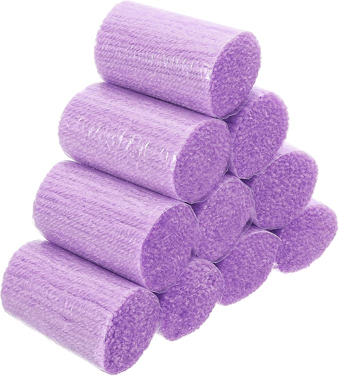 PATIKIL 10 Rolls Latch Hook Yarn Kit - Precut Rugs Yarn for Crochet Bundles, Tapestry DIY Craft - Adults Beginners Rug Making - Purple