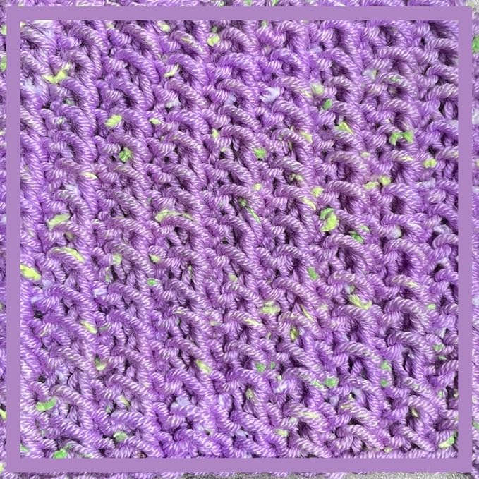 Tweed Twinkles Soft Baby Yarn for Crocheting, 8-Pack (696Yds / 400G), Free Patterns - Acrylic Baby Blanket Knitting Yarn with Flecks - Size 3 DK Light Worsted Weight - Wisteria Purple