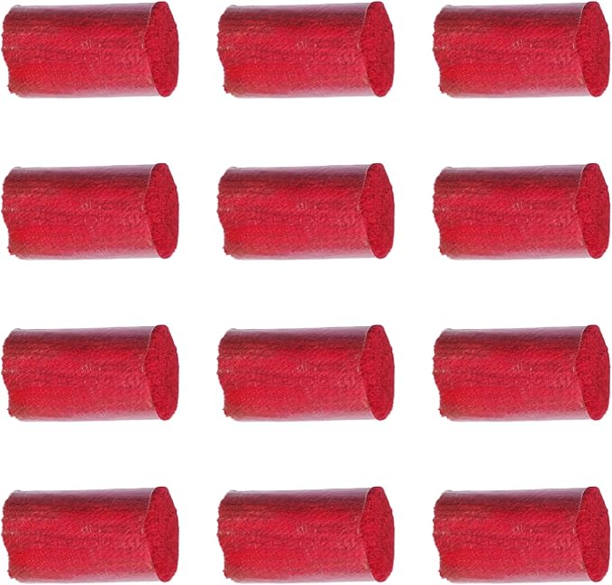 Yglnden 12 Rolls Latch Hook Kit Colorful Yarn Bundles Cut Rug DIY Latch Hook for Handmake Craft Sewing Knitting for Adults (Red #05)