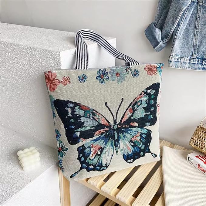 Crochet Bag Organizer for Yarn, Large Knitting Bag Portable Yarn Storage Bag for Knitting Needles Crochet Hooks (G)