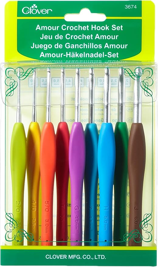 Clover 3674 Amour Crochet Hook Set, 1