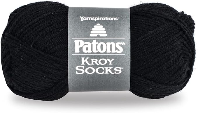 Spinrite Yarns Patons Kroy Socks, 1.75 Ounce, Coal
