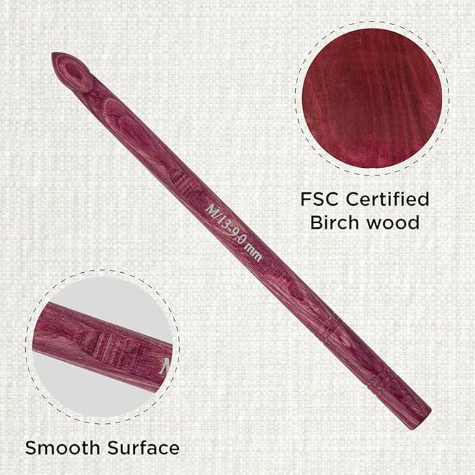 KnitPro Dreamz Single-Ended Crochet Hook | US Size M (9mm)