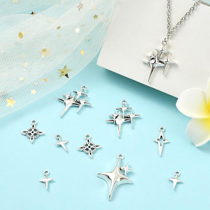 Antique Silver Cross Drink Insect Animal Theme Charms for DIY Jewelry Bracelet Necklace Earring Keychain Decor