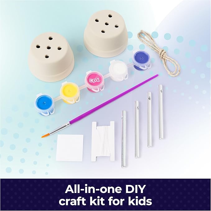 Cool Maker, Chic Chimes Painting Kit with 5 Colors, Paint & Design a Stylish Windchime, Room Decor Arts and Crafts Kit, Kids Toys for Girls Ages 8 and up