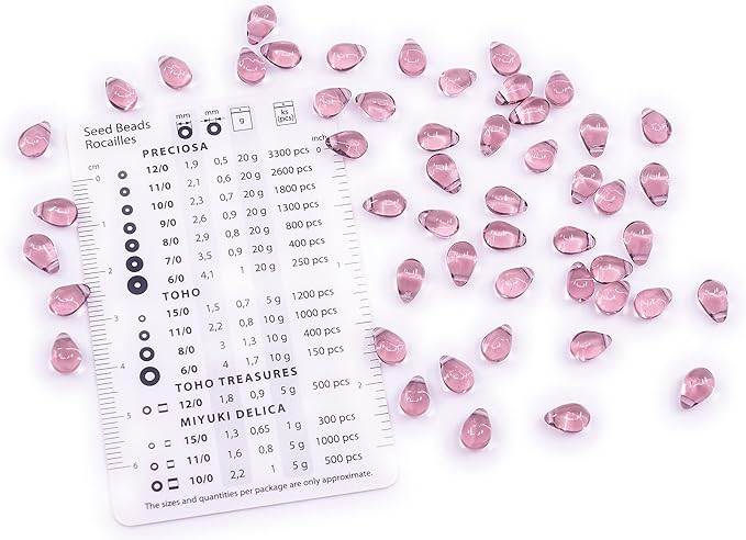 Czech 50-Piece Glass Beads, 6x9mm, Teardrop Transparent Purple Amethyst (20030)