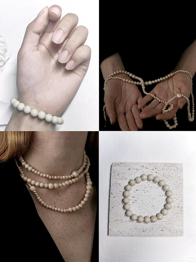 1200pcs 6mm Natural Round Stone Beads,Multiolor Crystal Energy Stone,Loose Gemstone Accessories Hole Size 1mm,DIY Smooth Beads Necklace Bracelet for Jewelry Making,(6MM-24Colors Materia-A)