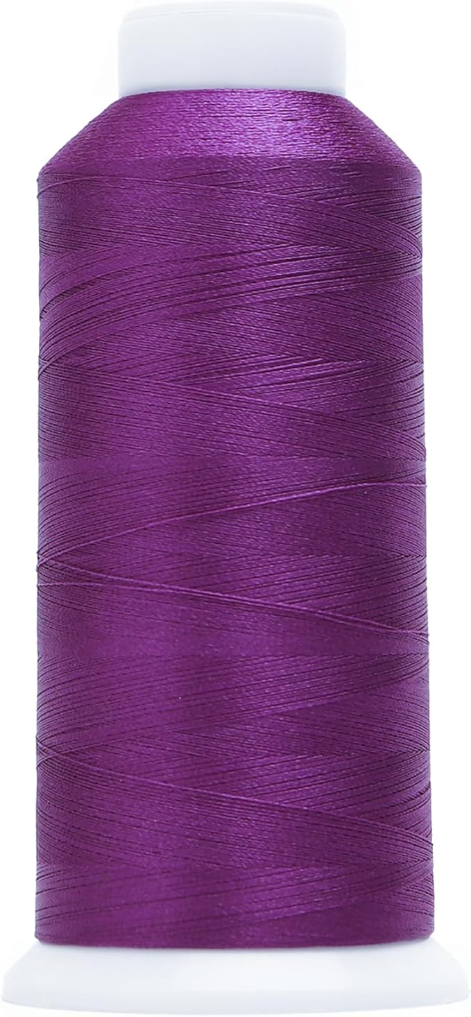 High Tenacity Polyester Embroidery Machine Thread 40WT(120D/2) 4000M Per Spool for Commercial and Domestic Embroidery Machine (Deep Lilac-1880)