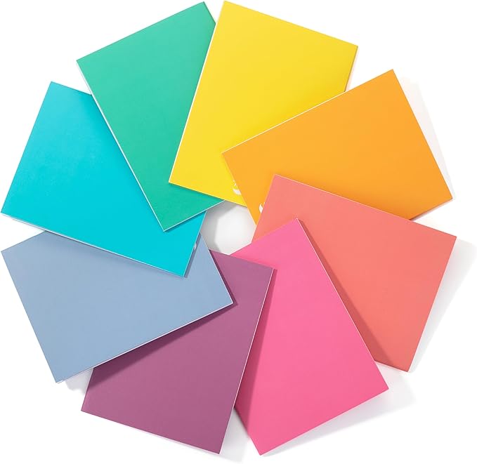Mr. Pen- Colorful Blank Books, 4.2 x 5.5 Inches, 32 Pages, 8 Pack, Blank Notebooks for Kids, Mini Notebooks for Kids, Mini Journal for Students, Blank Journal for Kids, Unlined Notebook, Kids Journal