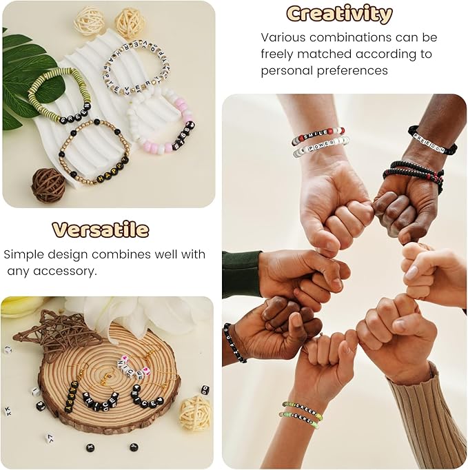 1400 Pcs Letter Beads Kit, 28 Styles White Acrylic Alphabet Beads Letter Beads for Jewelry Making wiht Number Beads Heart Beads Friendship Bracelet Kit