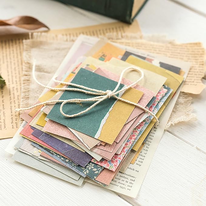MAXLEAF 360PCS Vintage Scrapbook Paper for Journaling Crafting Planner Bullet Junk Journal, Aesthetic Decorative Paper Scrapbooking Supplies Kit