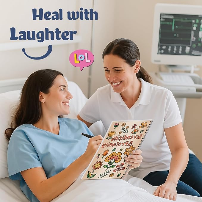 Zouier Swear Word Coloring Books for Adults Relaxation, Funny Adult Coloring Book Spiral Bound for Women, Self Care Get Well Gifts for Women After Surgery