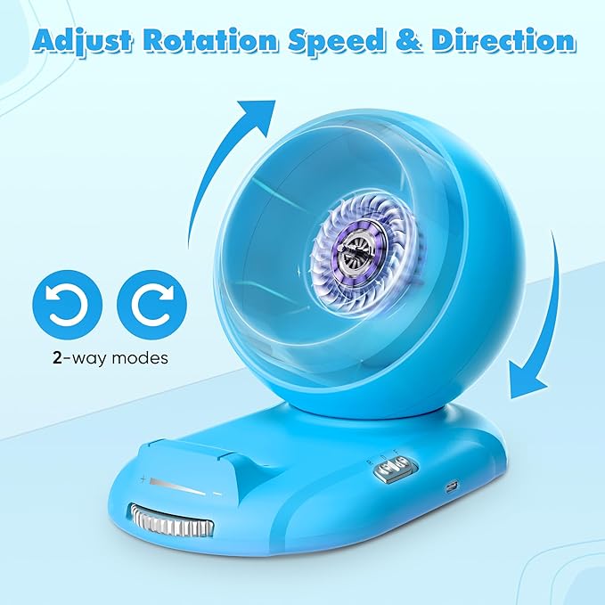 ETUDAW Clay Bead Spinner for Jewelry Making, Rechargeable Cordless Electric Bead Spinner, 4500PCS Clay Bead Bracelet Making Kit with Dual Needles and Adjustable Speed for Holidays, Birthdays (Blue)