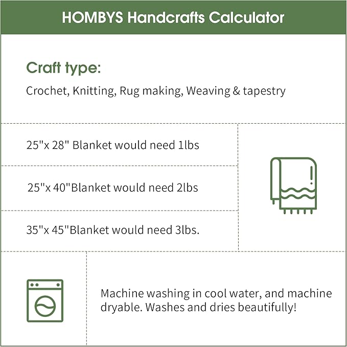 HOMBYS Chunky Tie Dye Mix Chenille Yarn for Hand Knitting, Super Bulky Jumbo Yarn for Crocheting, 3/4" Thick Soft Plush Yarn for Blankets, 8 Skein Pack (26 yds / 7.5 oz Each) Dark Green Sage